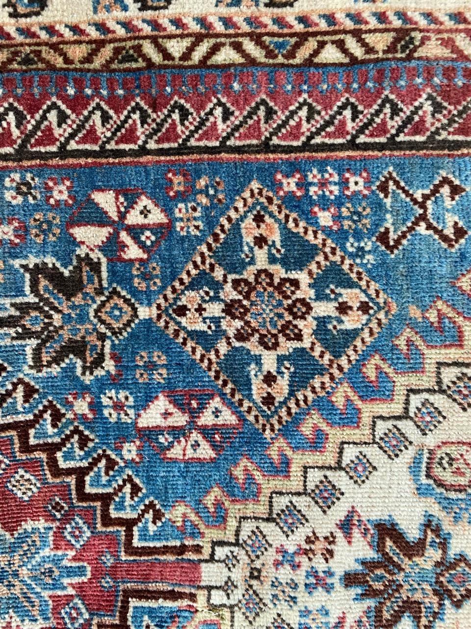 20ième siècle Joli tapis ancien de Ghashghai de Bobyrug en vente