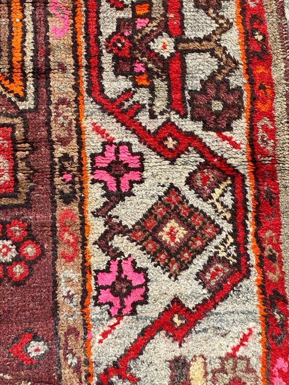 Hübscher antiker Hamadan-Teppich im Angebot 2