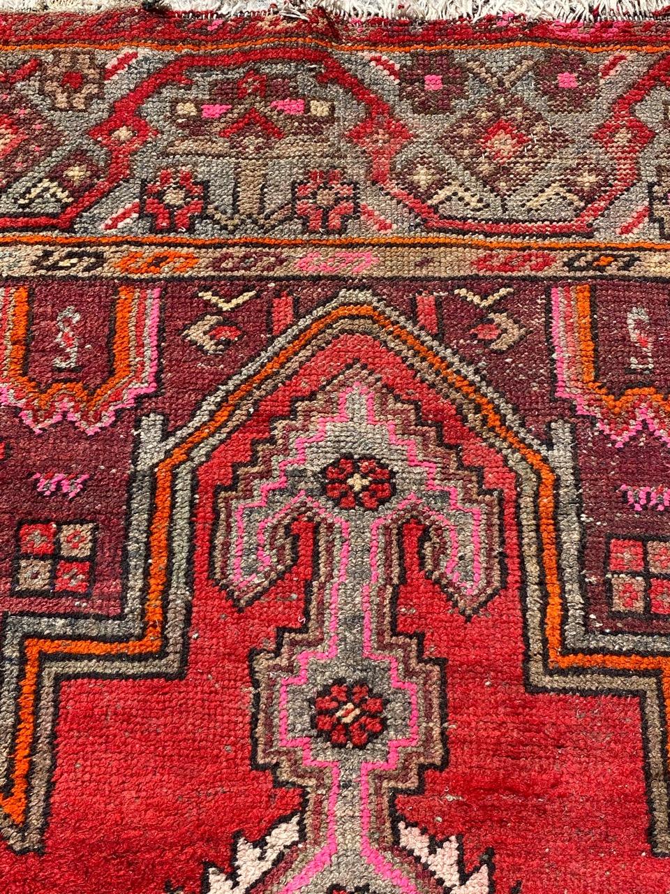 Hübscher antiker Hamadan-Teppich im Angebot 4