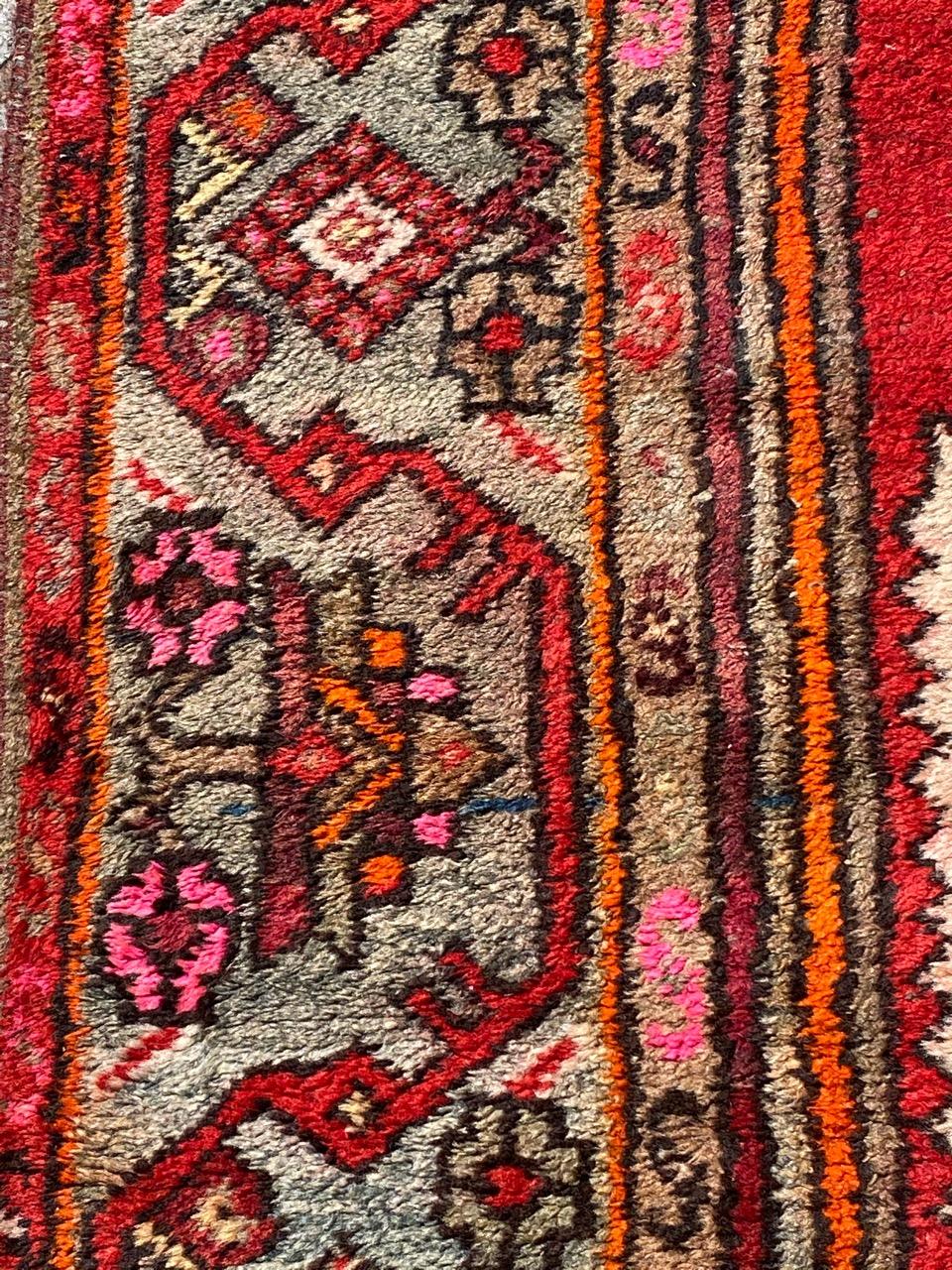 Hübscher antiker Hamadan-Teppich im Angebot 5