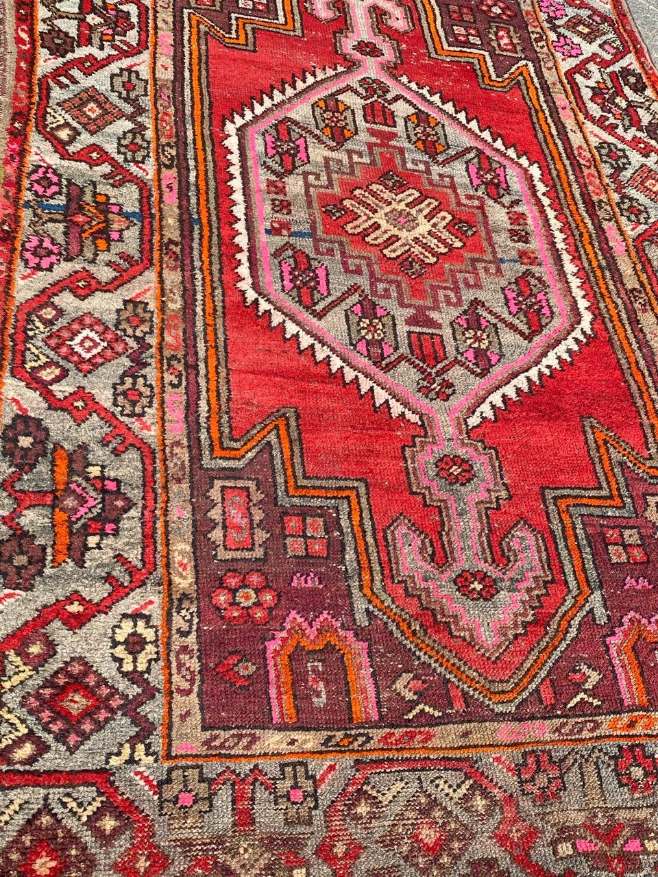 Hübscher antiker Hamadan-Teppich im Angebot 7