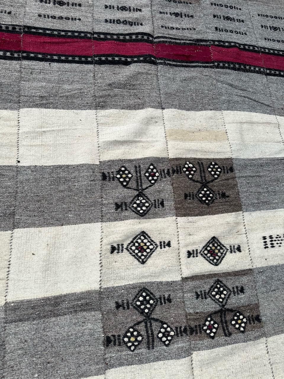 Bobyrug’s Pretty antique hand woven Malian rug  For Sale 7
