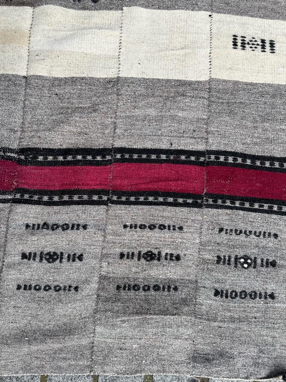 Bobyrug's Hübscher antiker handgewebter Teppich aus Mali  (Malisch) im Angebot