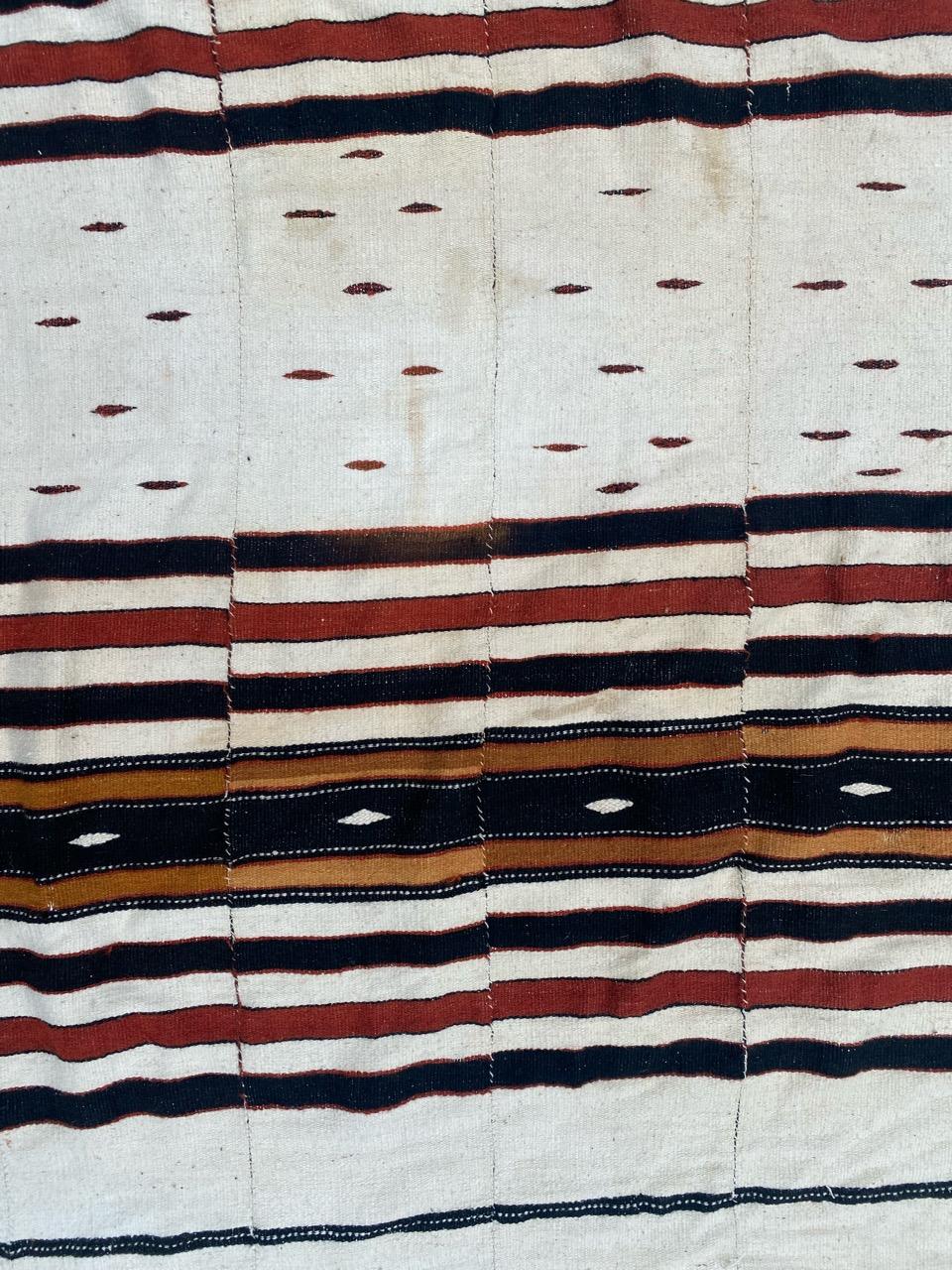 Malian Bobyrug’s Pretty Antique Hand Woven Weaving from Mali For Sale