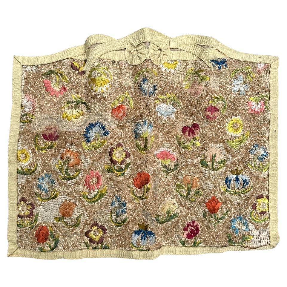 Pretty antique Hungarian embroidery tissue
