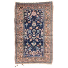 Bobyrug’s Pretty Antique Kurdish Rug