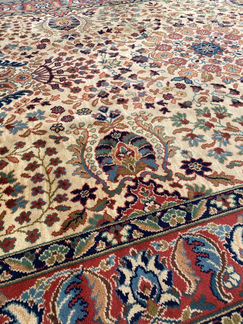 Bobyrug’s Pretty Antique Large Austrian Hand Knotted Rug For Sale 3