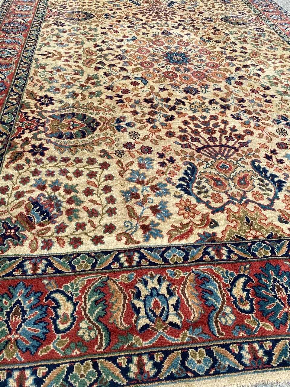 Bobyrug’s Pretty Antique Large Austrian Hand Knotted Rug For Sale 8