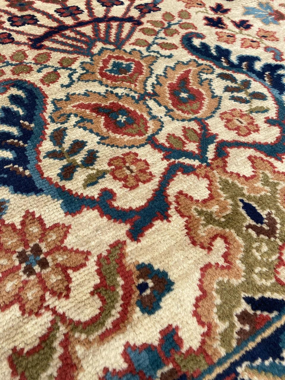 Bobyrug’s Pretty Antique Large Austrian Hand Knotted Rug For Sale 10
