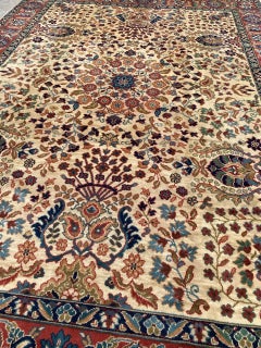 Pretty Antique Large Austrian Hand Knotted Rug For Sale at 1stDibs