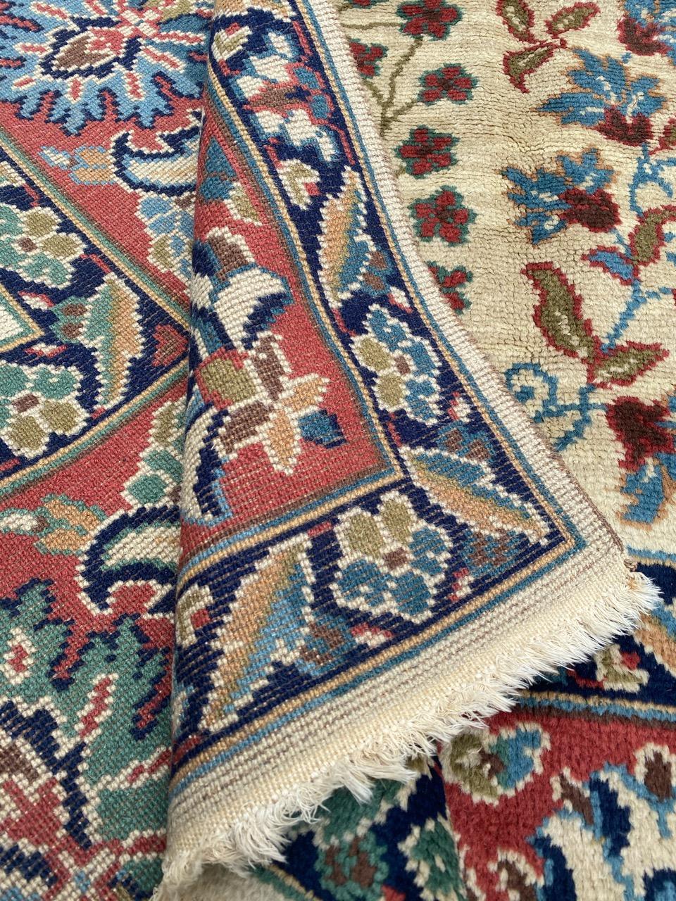 Bobyrug’s Pretty Antique Large Austrian Hand Knotted Rug For Sale 13