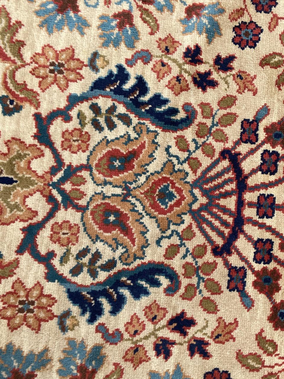 Hand-Knotted Bobyrug’s Pretty Antique Large Austrian Hand Knotted Rug For Sale