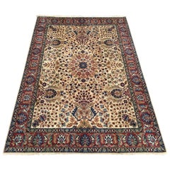 Pretty Antique Large Austrian Hand Knotted Rug