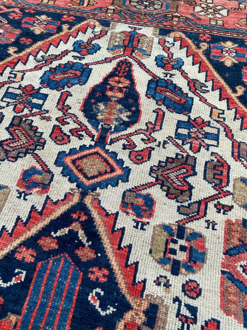 Bobyrug’s Pretty Antique Malayer Rug For Sale 4