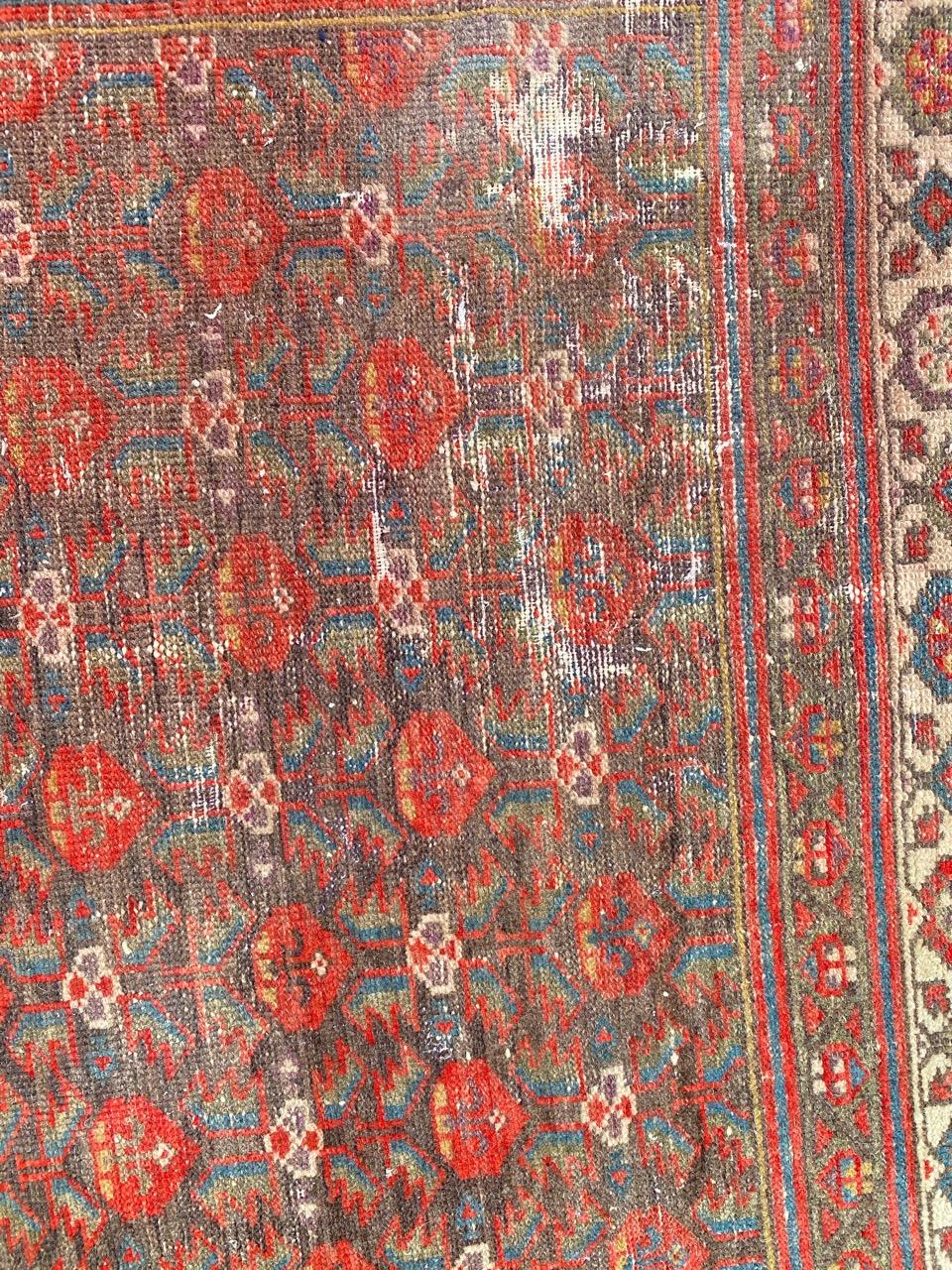 Bobyrug’s Pretty Antique Malayer Rug For Sale 8