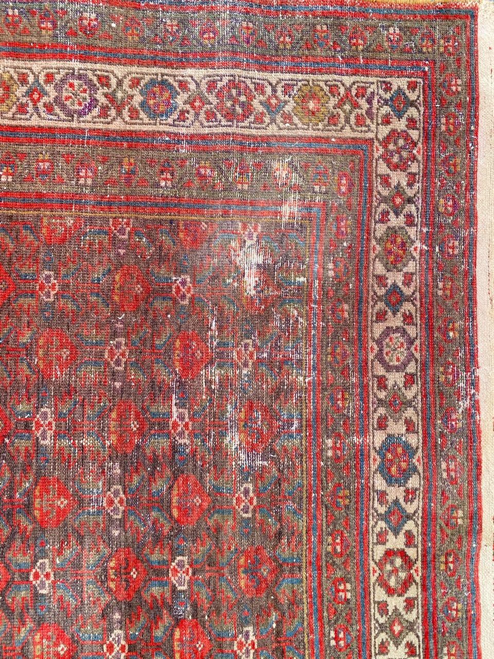 Bobyrug’s Pretty Antique Malayer Rug For Sale 9