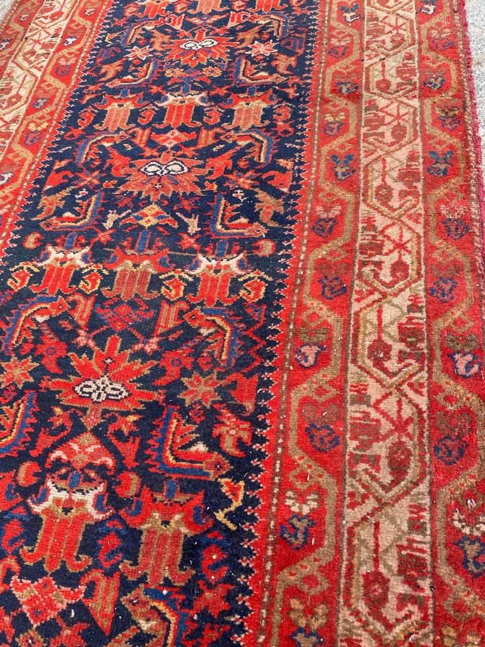 Bobyrug’s Pretty Antique Malayer Runner For Sale 4