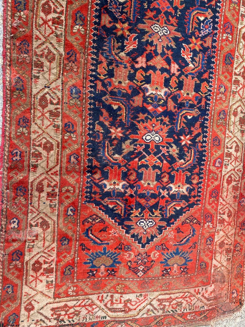 Bobyrug’s Pretty Antique Malayer Runner For Sale 10