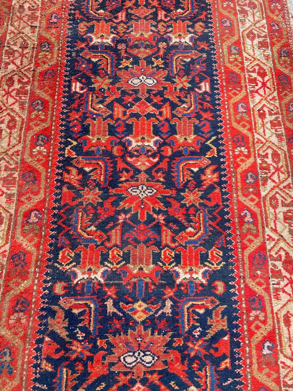 Bobyrug’s Pretty Antique Malayer Runner For Sale 11