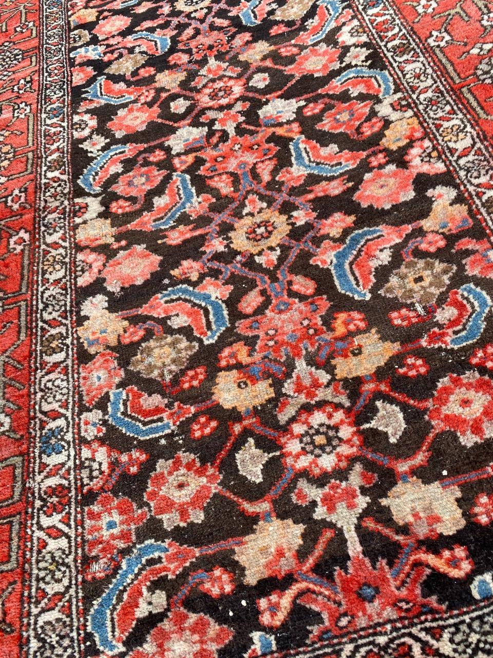 Pretty Antique Malayer Runner In Good Condition For Sale In Saint Ouen, FR