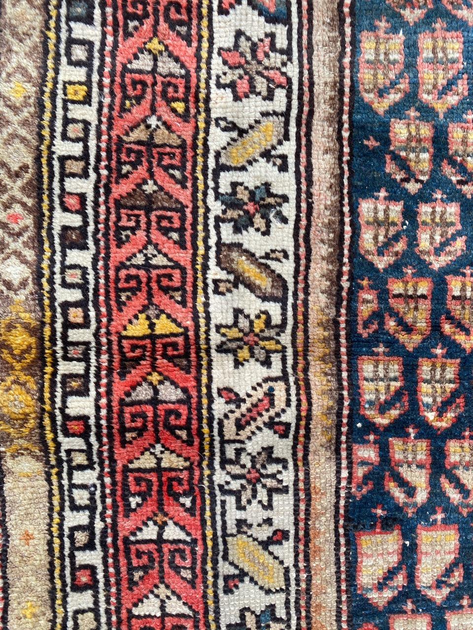 Hand-Knotted Pretty Antique Malayer Runner For Sale