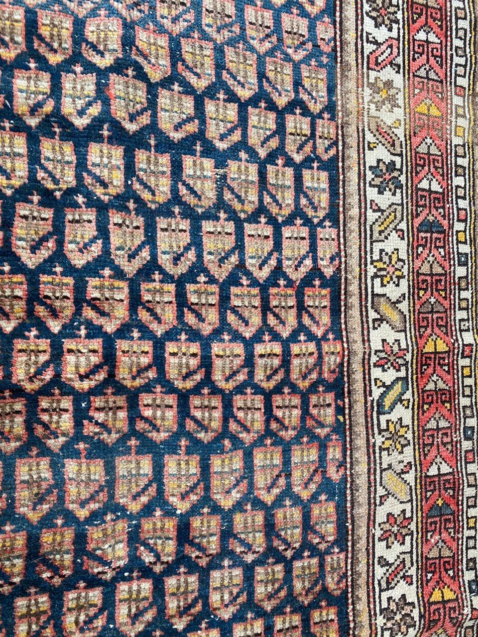 Pretty Antique Malayer Runner In Good Condition For Sale In Saint Ouen, FR