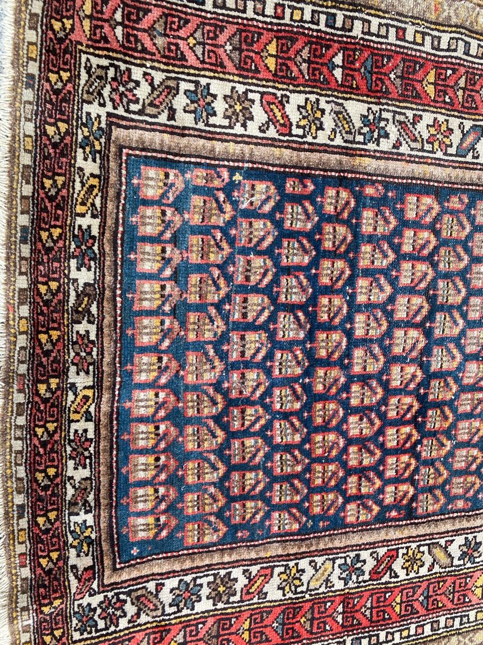 Wool Pretty Antique Malayer Runner For Sale