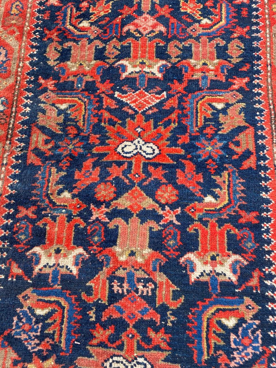 Bobyrug’s Pretty Antique Malayer Runner For Sale 1