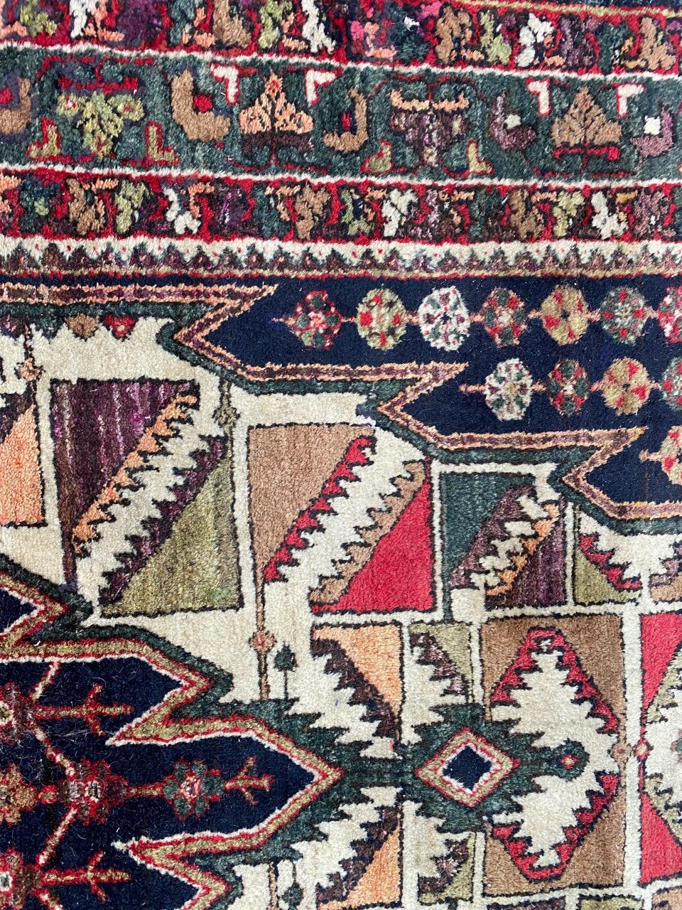 Bobyrug’s Pretty Antique Mazlaghan Rug In Good Condition For Sale In Saint Ouen, FR