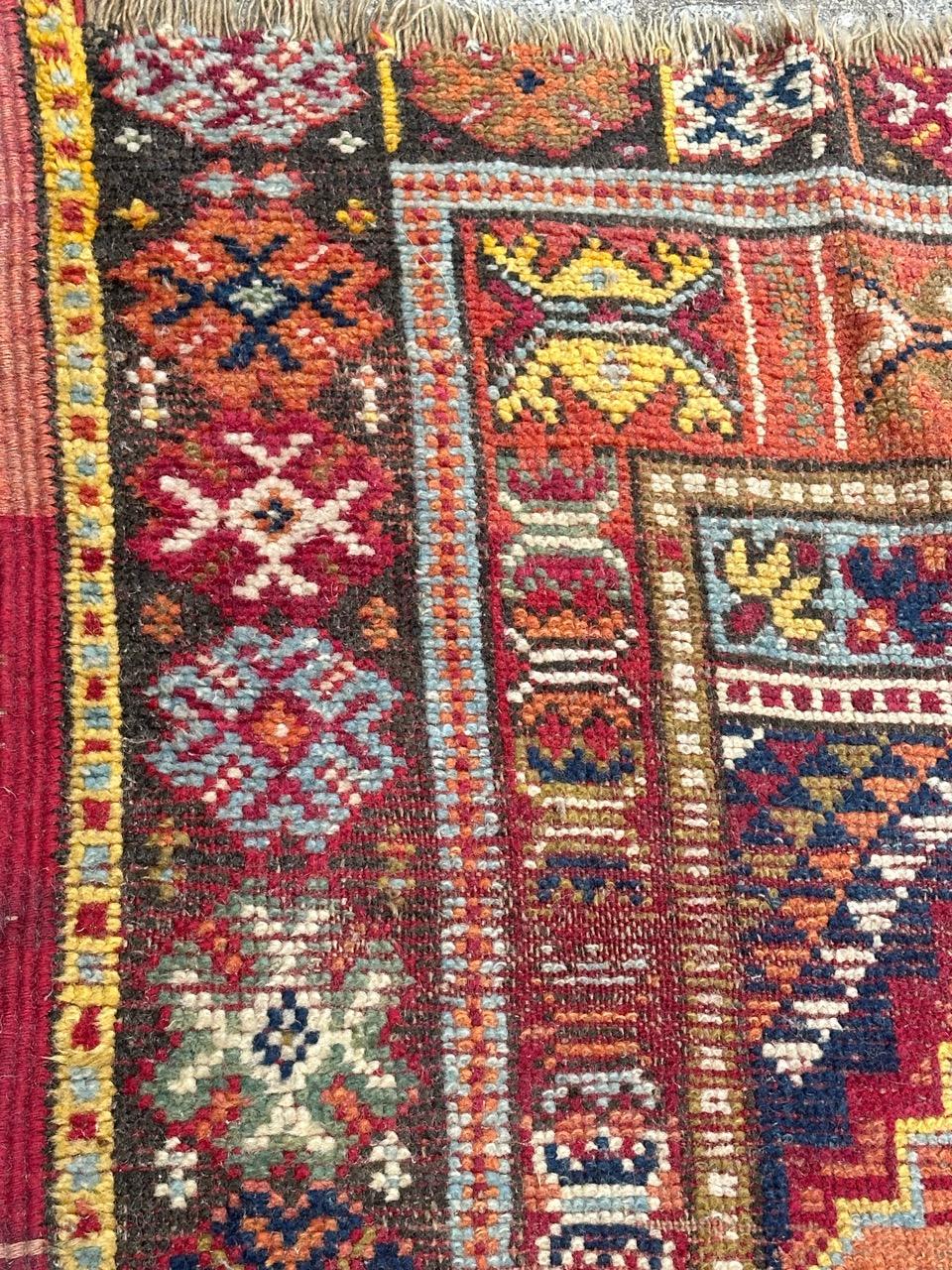 Pretty antique Moroccan tribal Rabat rug For Sale 4
