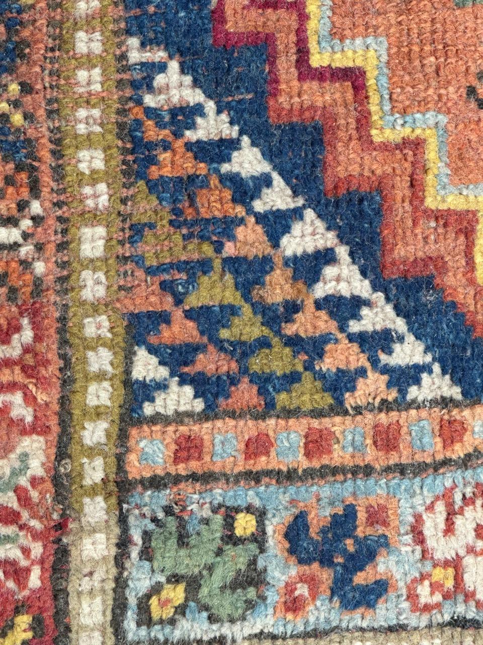 Pretty antique Moroccan tribal Rabat rug For Sale 6
