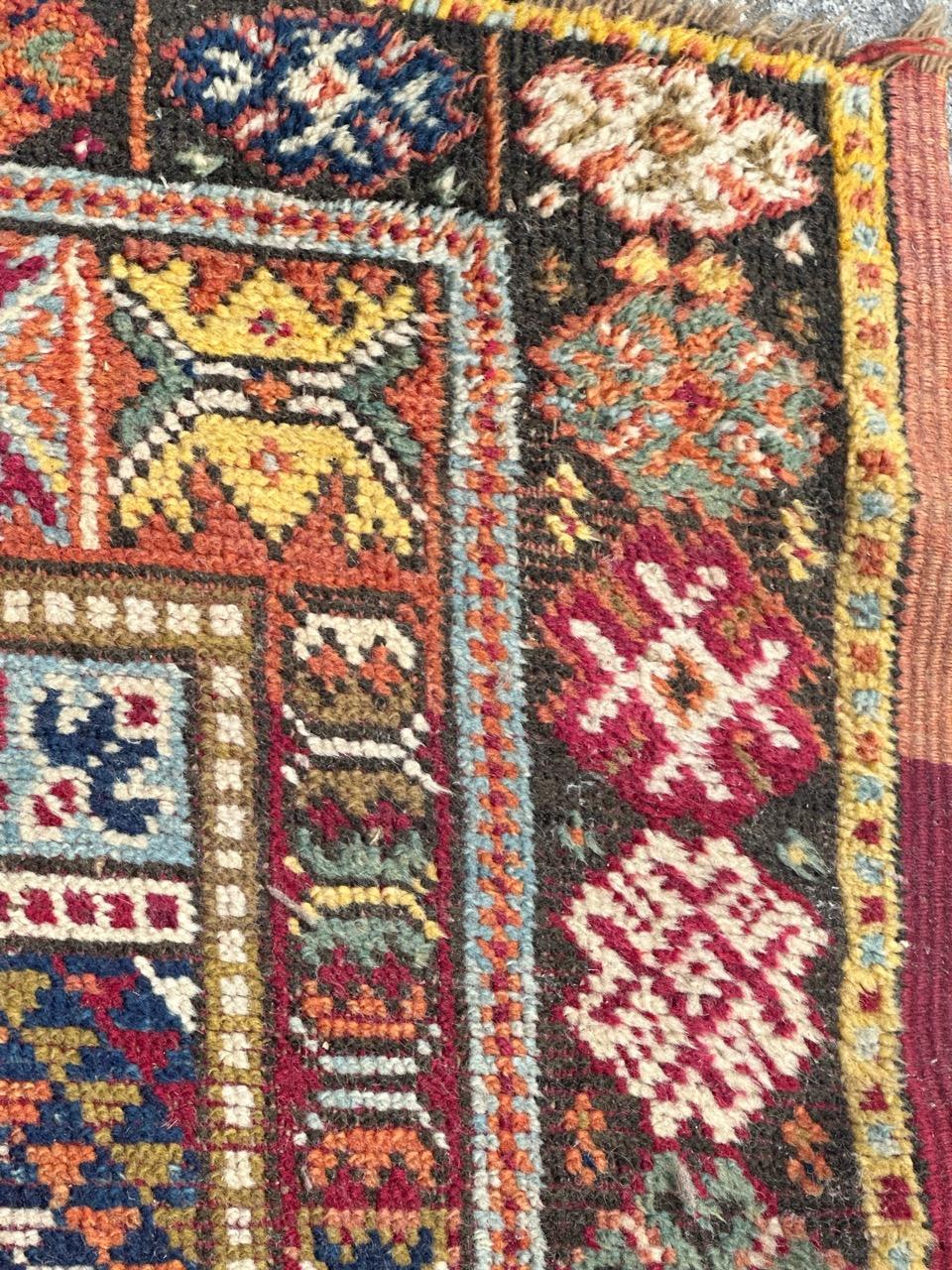 Pretty antique Moroccan tribal Rabat rug For Sale 1