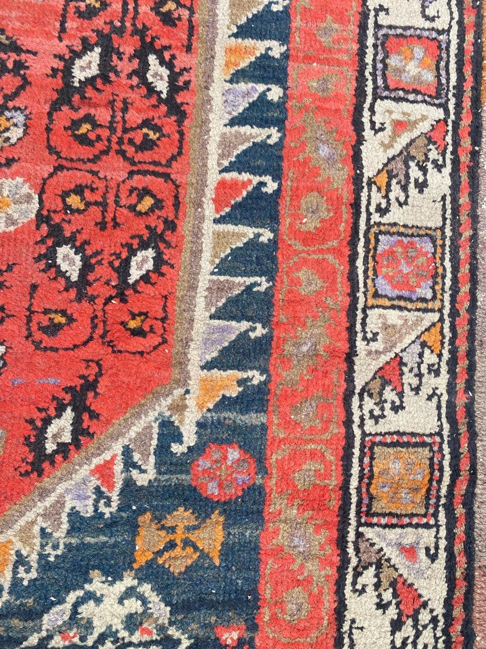 Hand-Knotted Bobyrug’s Pretty Antique North Western Runner For Sale