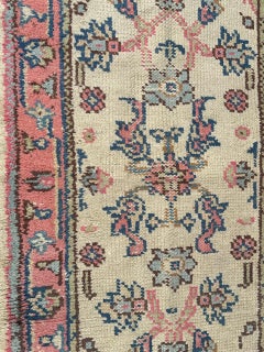pretty antique Oushak style Moroccan rug