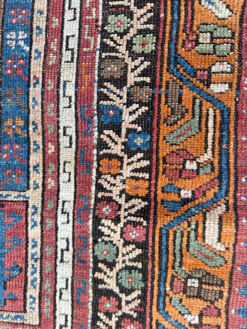 Pretty antique prayer Turkish rug For Sale 8