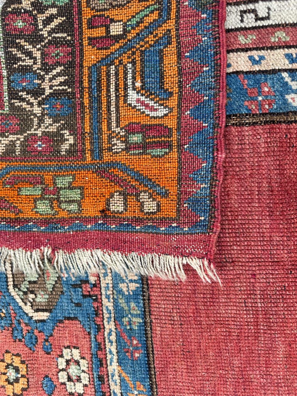 Pretty antique prayer Turkish rug For Sale 13