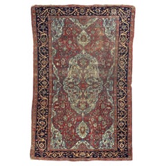 Joli tapis Sarouk ferahan antique de Bobyrug 