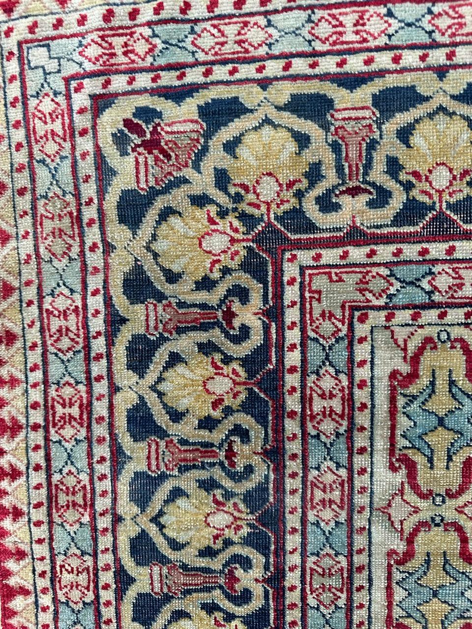 Bobyrug’s Pretty antique Tabriz rug  For Sale 3