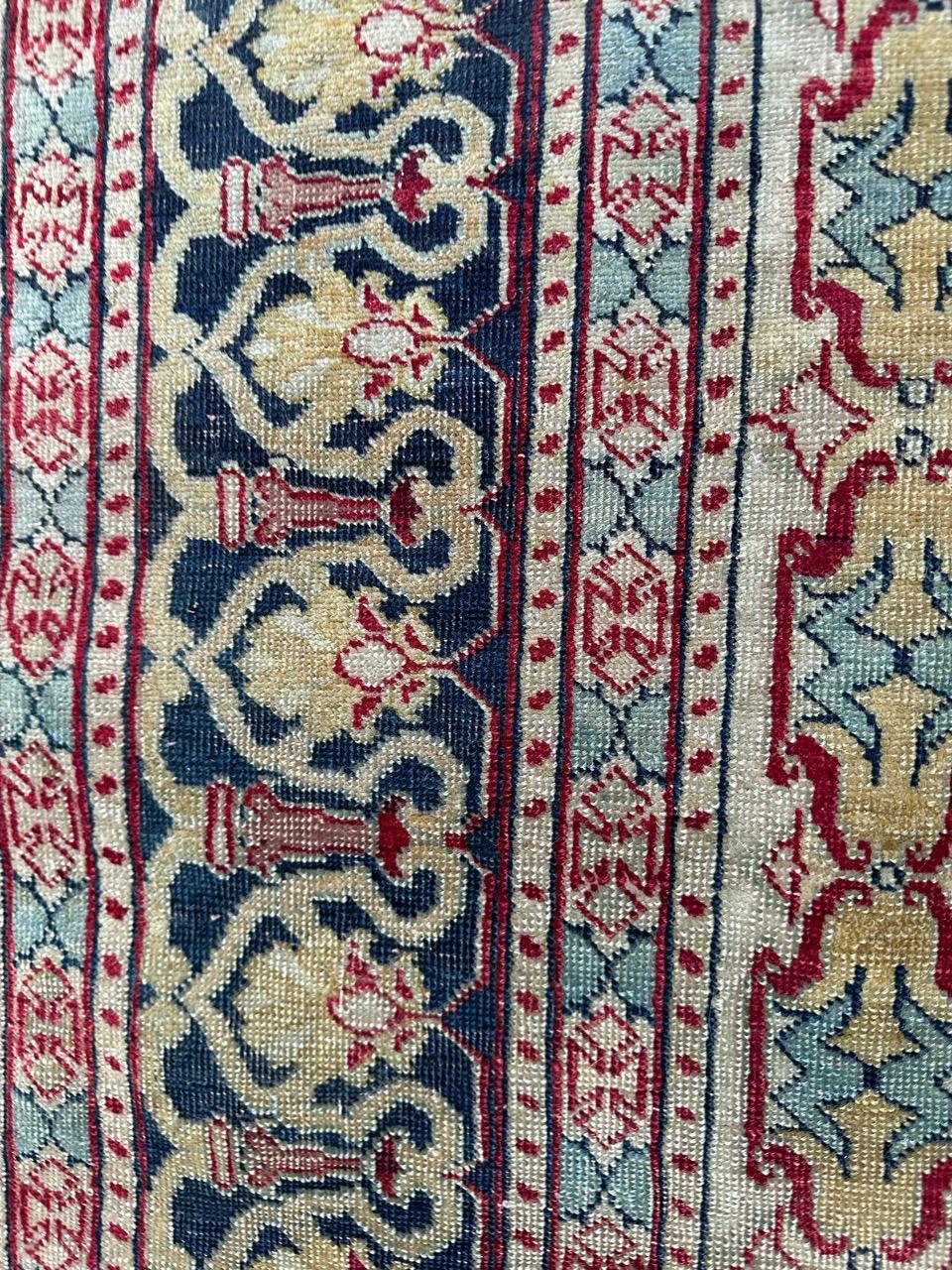 Bobyrug’s Pretty antique Tabriz rug  For Sale 4