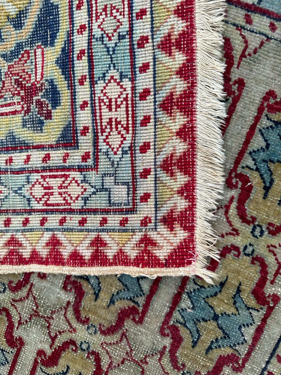 Bobyrug’s Pretty antique Tabriz rug  For Sale 9
