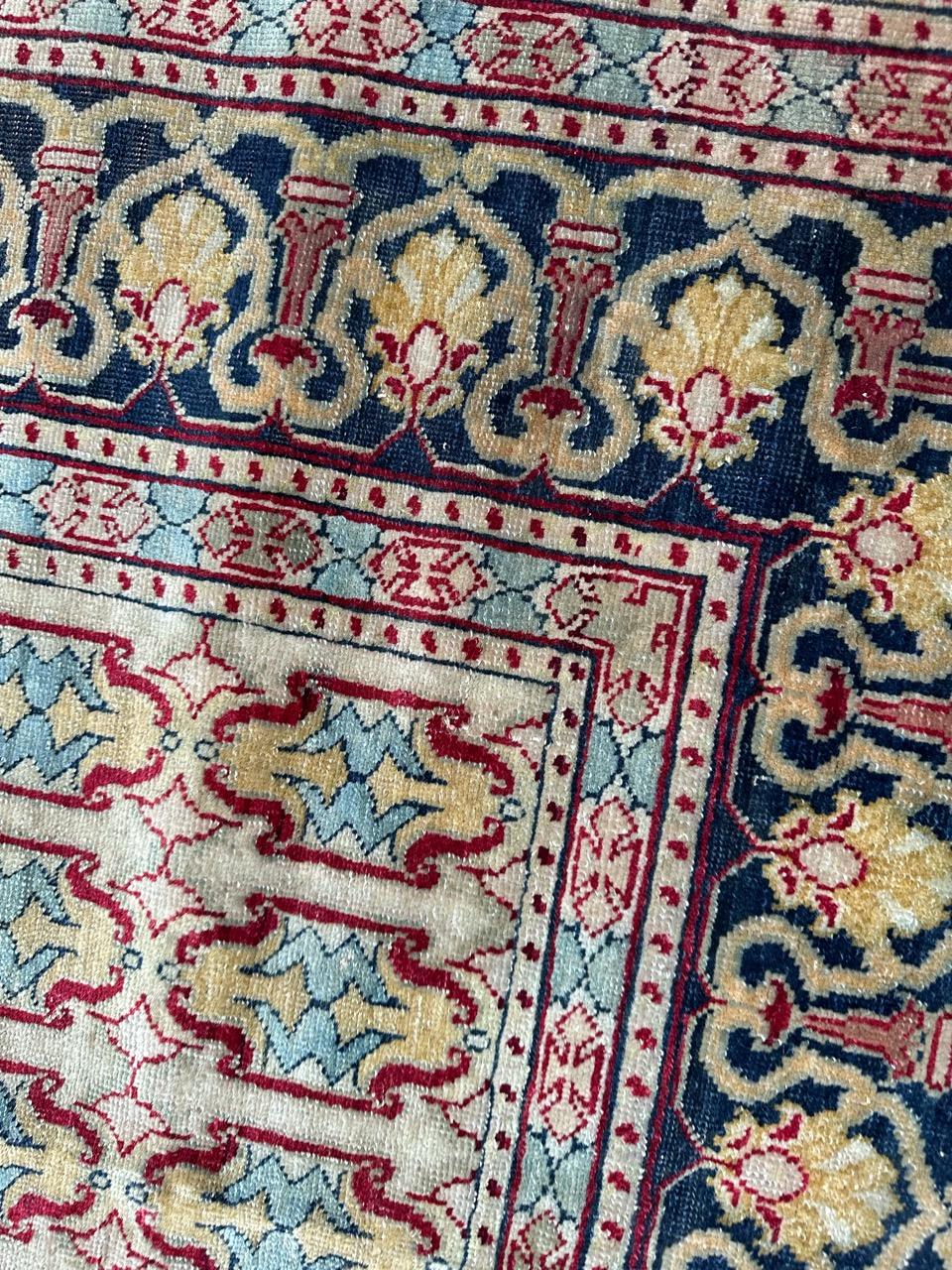 20th Century Bobyrug’s Pretty antique Tabriz rug  For Sale