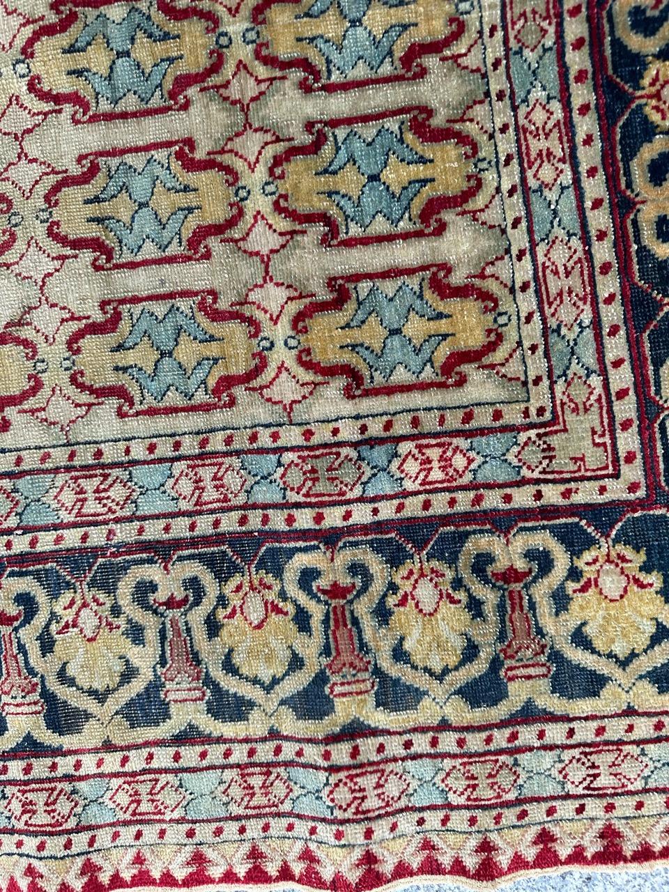 Wool Bobyrug’s Pretty antique Tabriz rug  For Sale