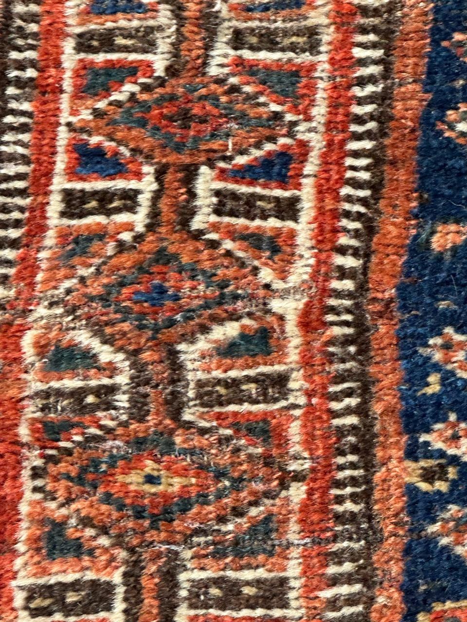 Pretty antique tribal Shiraz rug  For Sale 4