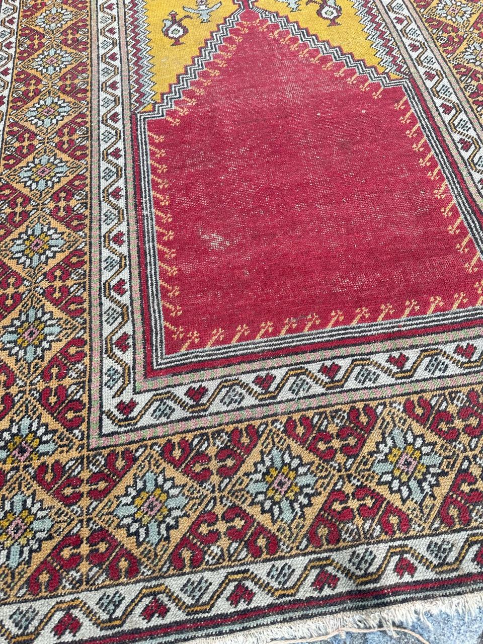 Bobyrug’s Pretty antique Turkish Anatolian rug  For Sale 3