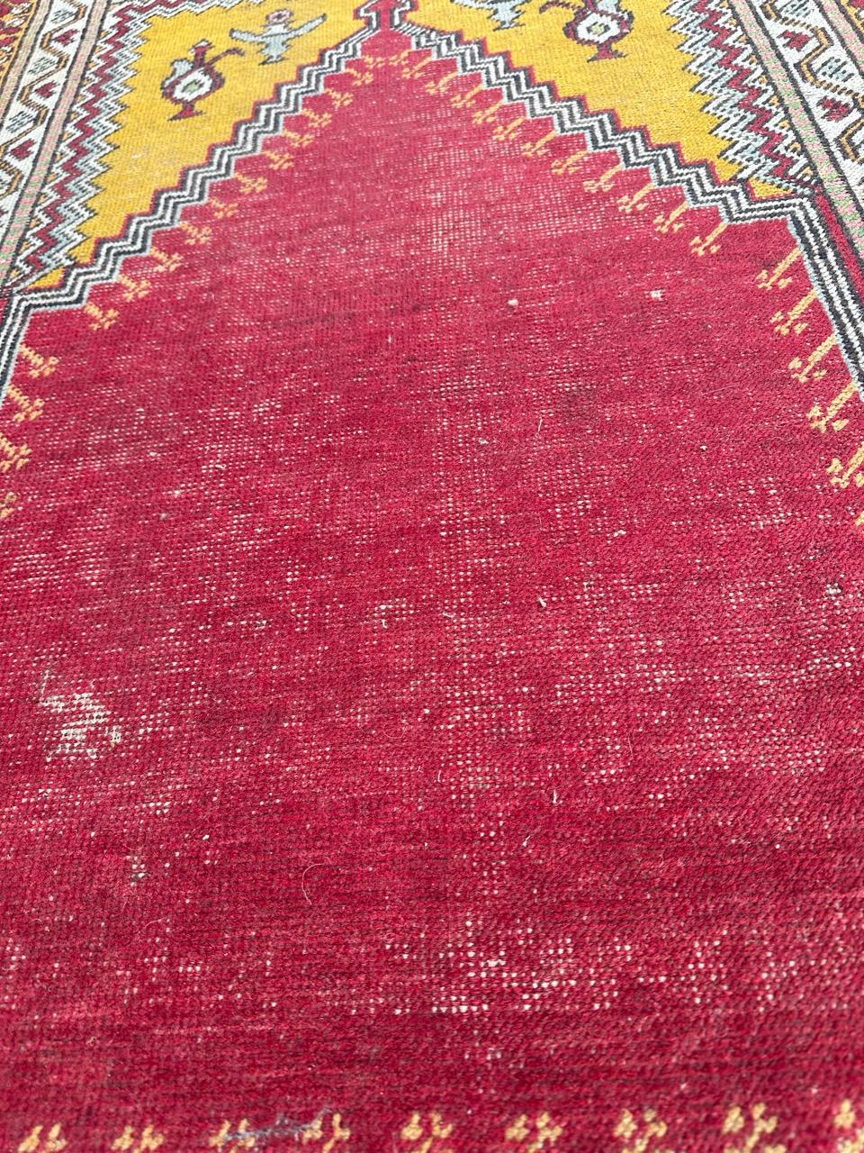 Bobyrug’s Pretty antique Turkish Anatolian rug  For Sale 4