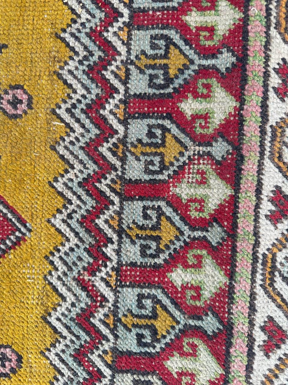 Bobyrug’s Pretty antique Turkish Anatolian rug  For Sale 8