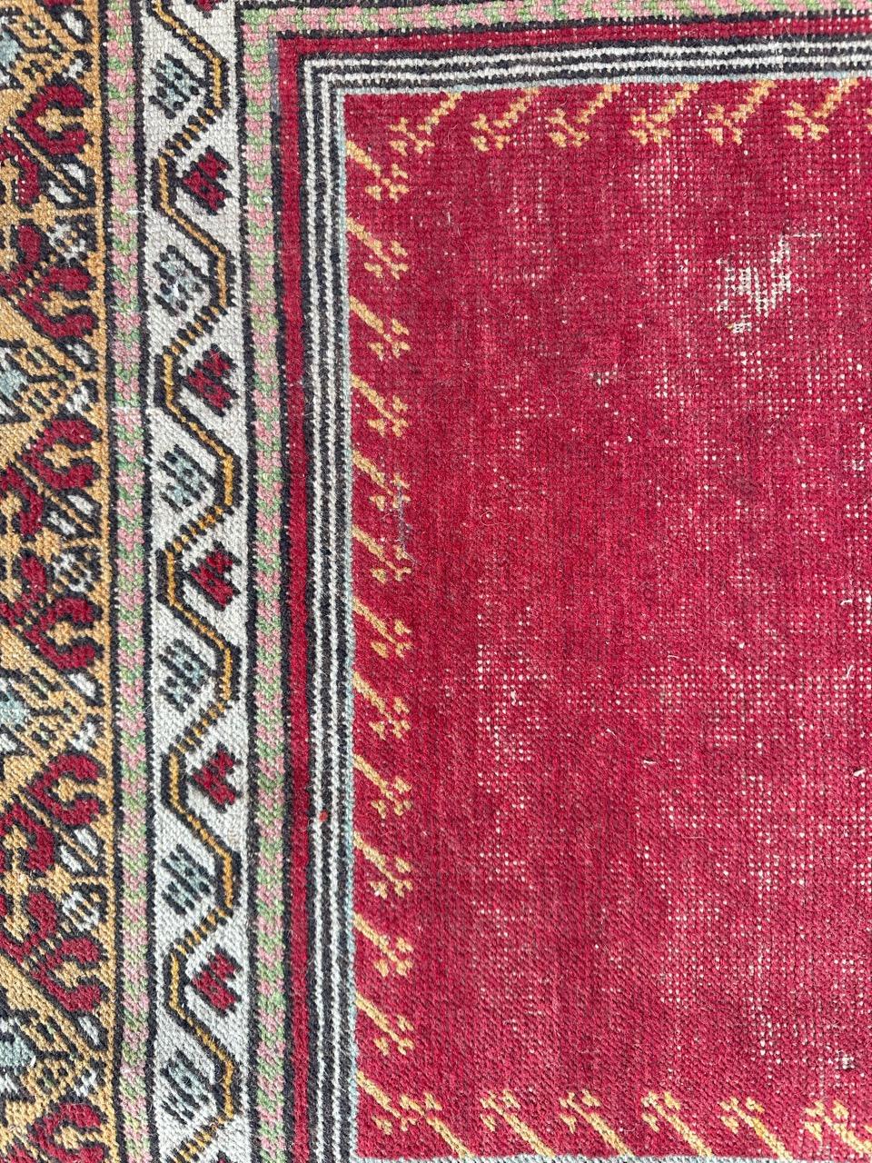 Bobyrug’s Pretty antique Turkish Anatolian rug  For Sale 10