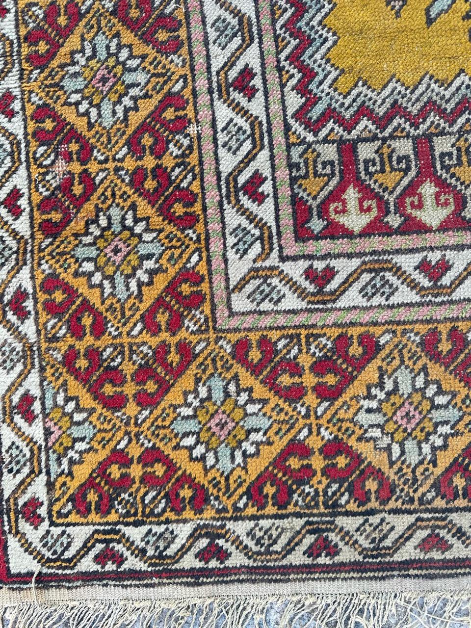 Bobyrug’s Pretty antique Turkish Anatolian rug  For Sale 12