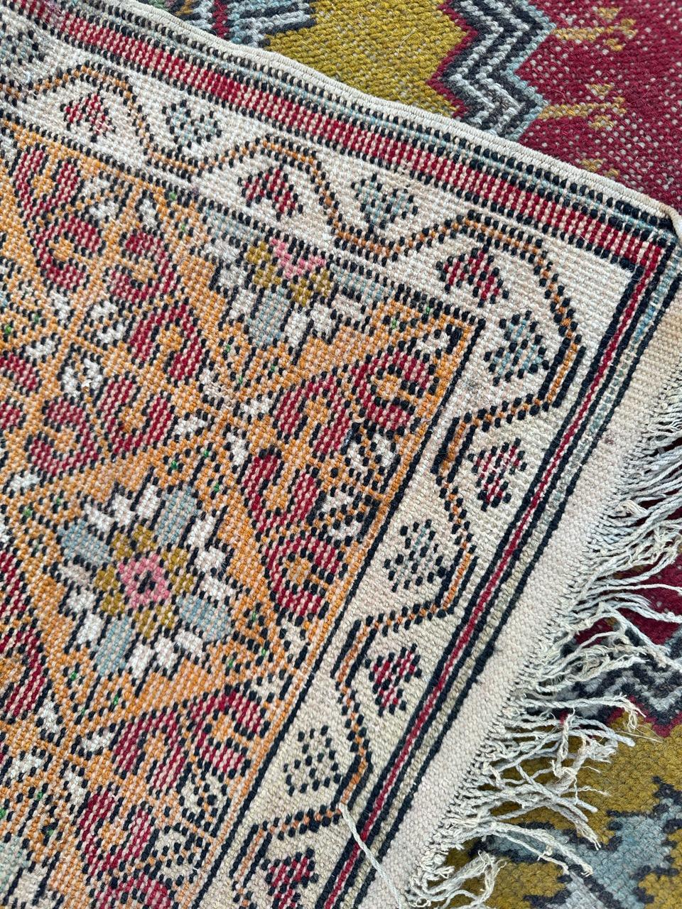 Bobyrug’s Pretty antique Turkish Anatolian rug  For Sale 13