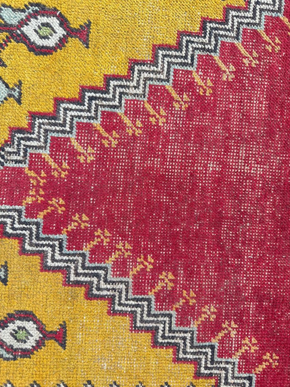 Bobyrug’s Pretty antique Turkish Anatolian rug  For Sale 1